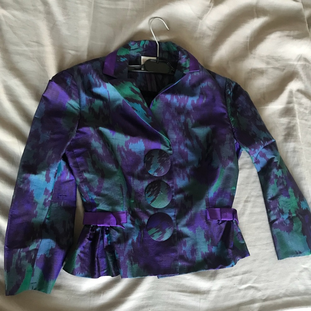 RED Valentino Silk Art Print Jacket – Size 38/0